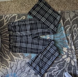 American Eagle Plaid bell bottoms
